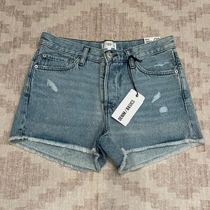 NWT MNG Denim Basic Shorts Sz 8